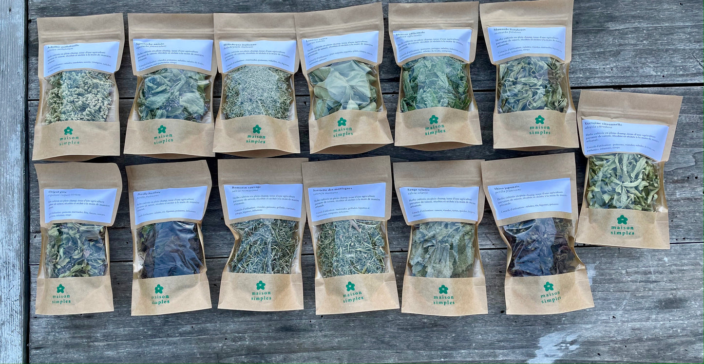 Aromatiques séchées