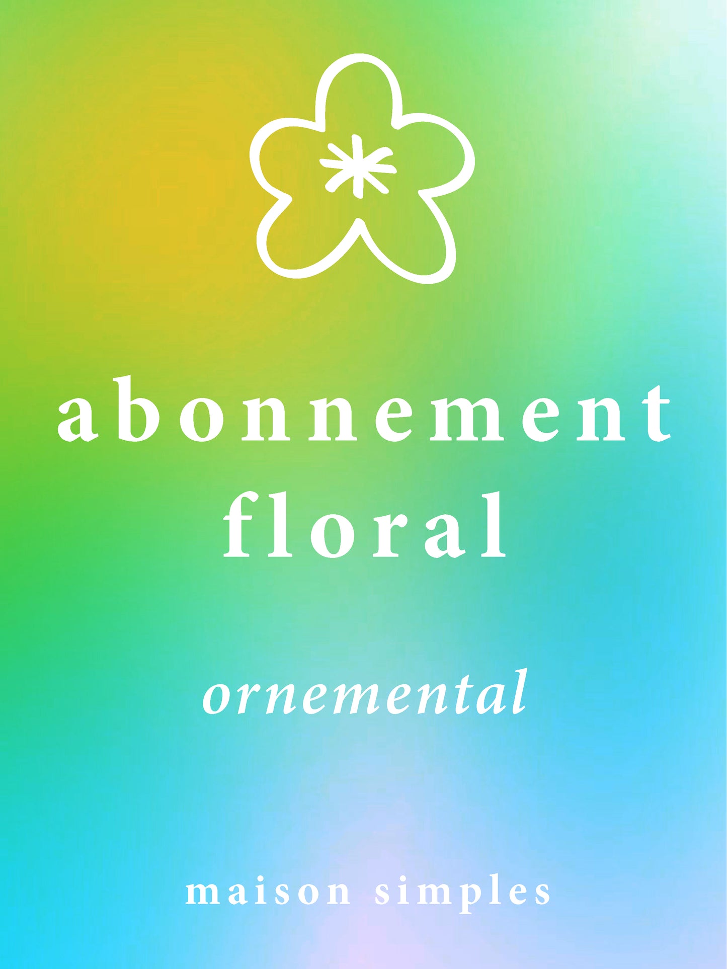 Abonnement floral ornemental