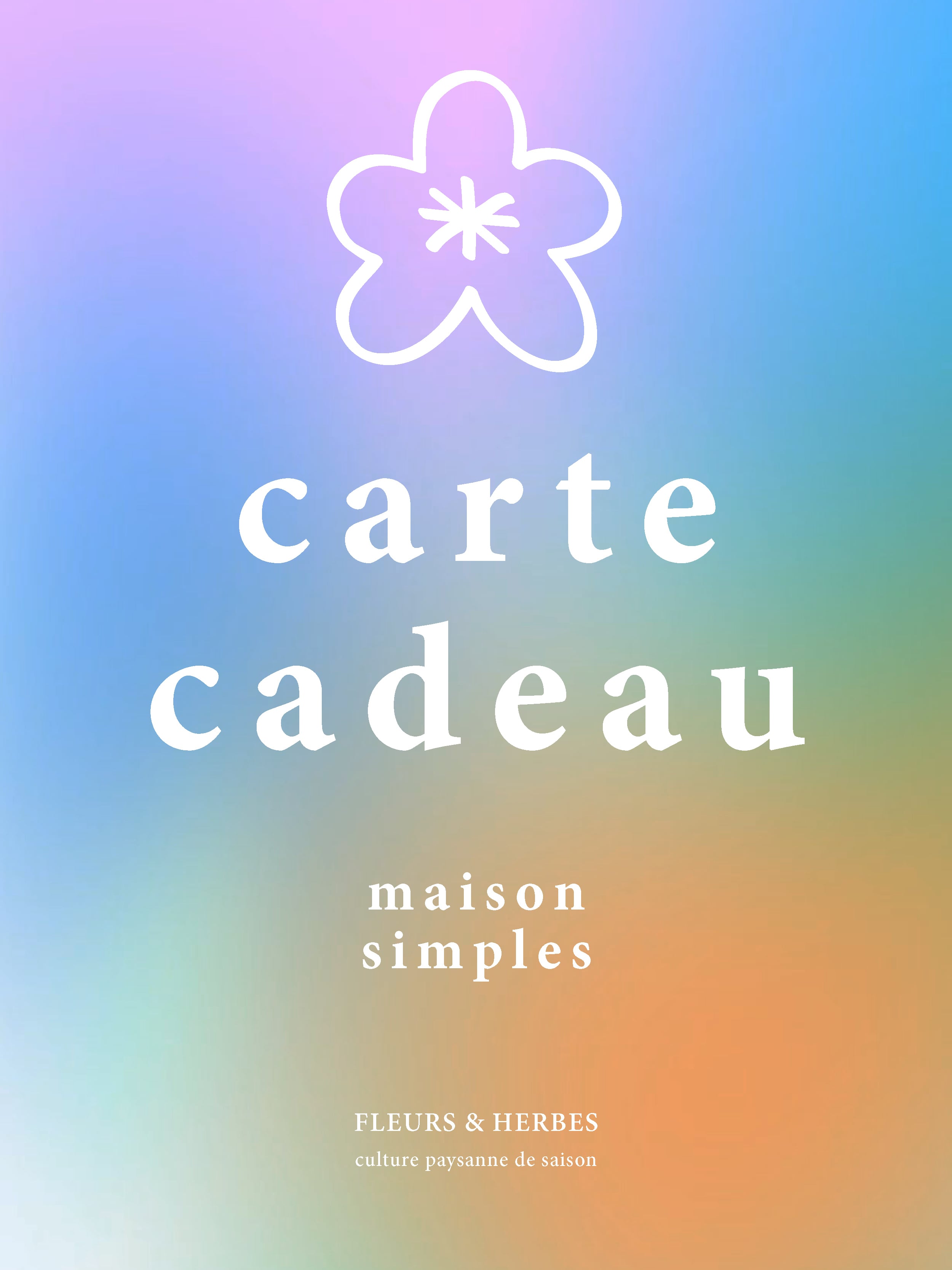 Maison Complementary Card Carte-cadeau – maison simples